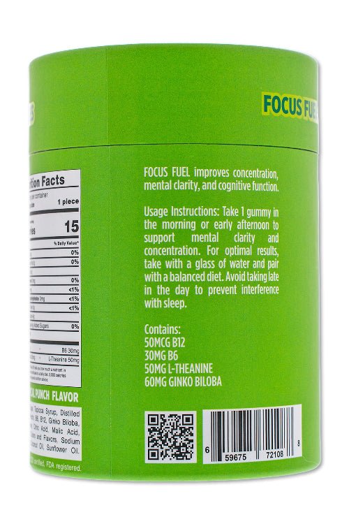 Focus Fuel - Brain Boosting Gummies - Hello VeroHello VeroMy Store#original_value#